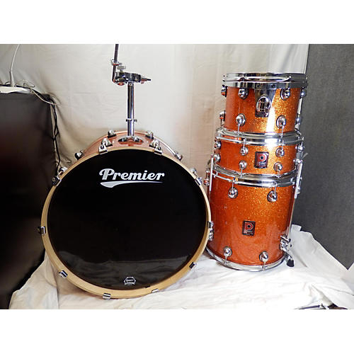 Premier Genista Drum Kit Orange Sparkle