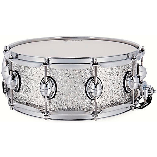 Premier Genista Maple Snare Drum 14 x 5.5 in. Silver Sparkle