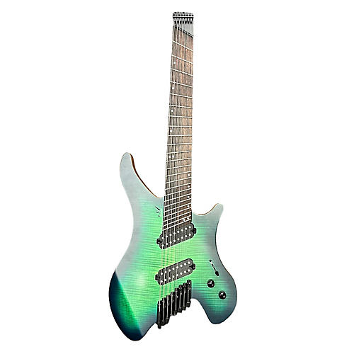 Agile Geodesic 82528 Solid Body Electric Guitar Green Blue Burst