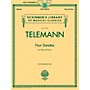 G. Schirmer Georg Phillip Telemann - Four Sonatas For Flute And Piano Book/CD