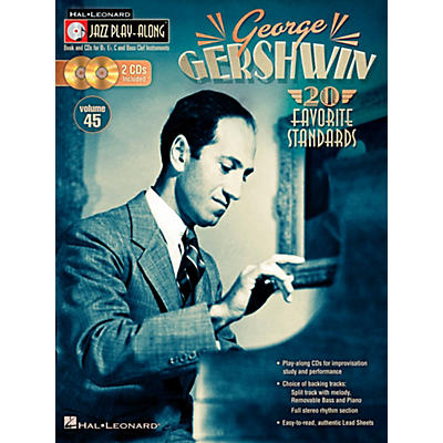 Hal Leonard George Gershwin - Jazz Play-Along, Volume 45 (Book/2CD)
