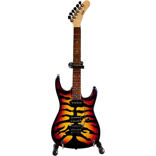 George Lynch - Sunburst Tiger Finish Officially Licensed Miniature Guitar Replica