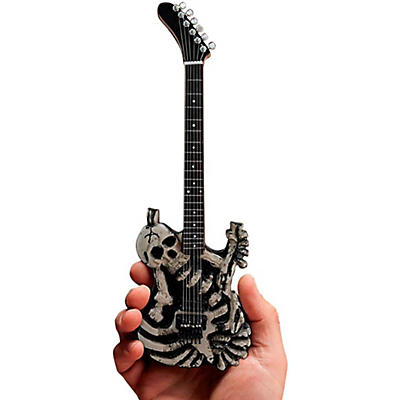 Axe Heaven George Lynch Skull & Bones Miniature Guitar Replica Collectible