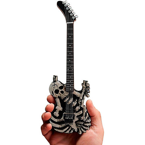 Axe Heaven George Lynch Skull & Bones Miniature Guitar Replica Collectible