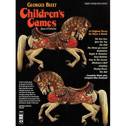 Music Minus One Georges Bizet - Children's Games (Jeux d'Enfants) Music Minus One Softcover with CD by Georges Bizet