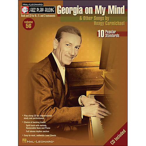 Georgia On My Mind & Other Songs By Hoagy Carmichael Book/CD Volume 56