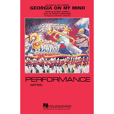 Hal Leonard Georgia on My Mind Marching Band Level 4 Arranged by Michael Sweeney