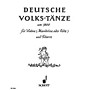 Schott German Folk Dances Schott Series Composed by Various