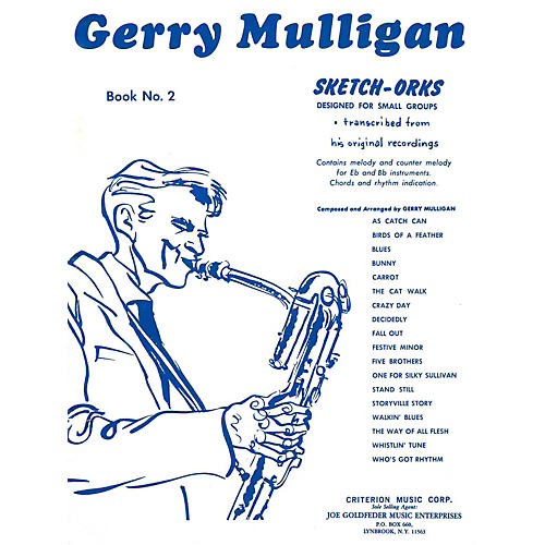 Gerry Mulligan Sketch-Orks Book 2 For E Flat And B Flat Instruments