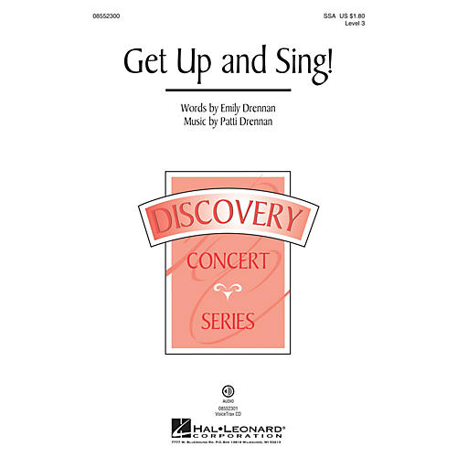 Hal Leonard Get Up and Sing! (Discovery Level 3) SSA arranged by Patti Drennan