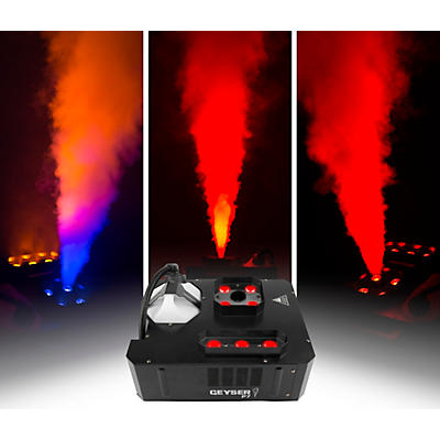 Chauvet Geyser P7 Compact Fog Machine With RGBA+UV LED and Wireless Remote