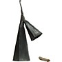 Overseas Connection Ghana Double Gonkogwe Bell with Stick Black 14 in.