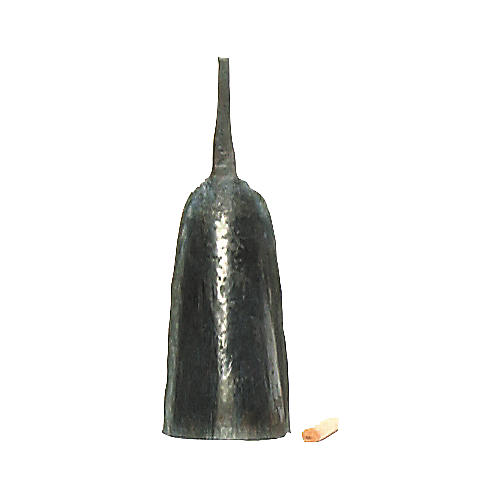 Overseas Connection Ghana Single Bell with Stick Black 13 in.