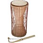 Overseas Connection Ghana Talking Drum with Stick Natural 8X15 in.