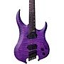 Legator Ghost 6 String Multi-Scale Super Shred Series Flamed Maple Electric Guitar Purple