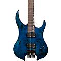 Legator Ghost 6 string Super Shred Series Electric Guitar Magenta BurlBlue Burl