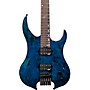 Legator Ghost 6 string Super Shred Series Electric Guitar Blue Burl