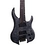 Legator Ghost 7 String Multi-Scale Super Shred Series Flamed Maple Electric Guitar Black