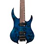 Legator Ghost 7 string Super Shred Series Electric Guitar Blue Burl