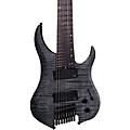 Legator Ghost 8 String Multi-Scale Super Shred Series Flamed Maple Electric Guitar BlackBlack