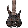 Legator Ghost 8 string Super Shred Series Electric Guitar Blue BurlBlack Burl