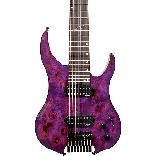 Legator Ghost 8 string Super Shred Series Electric Guitar Magenta Burl