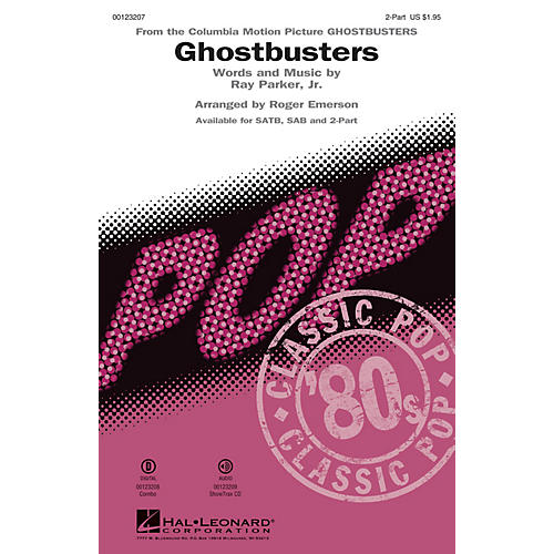 Hal Leonard Ghostbusters 2-Part arranged by Roger Emerson