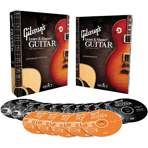 Gibson's Learn & Master Guitar Boxed DVD/CD Set Legacy Of Learning Series