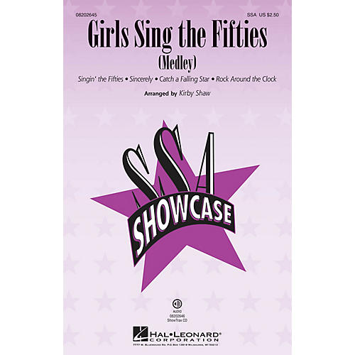 Hal Leonard Girls Sing the Fifties (Medley) SSA arranged by Kirby Shaw