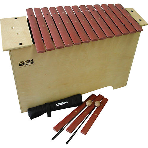 Primary Sonor Global Beat Deep Bass Xylophone with Fiberglass Bars Condition 1 - Mint Fiberglass Bars