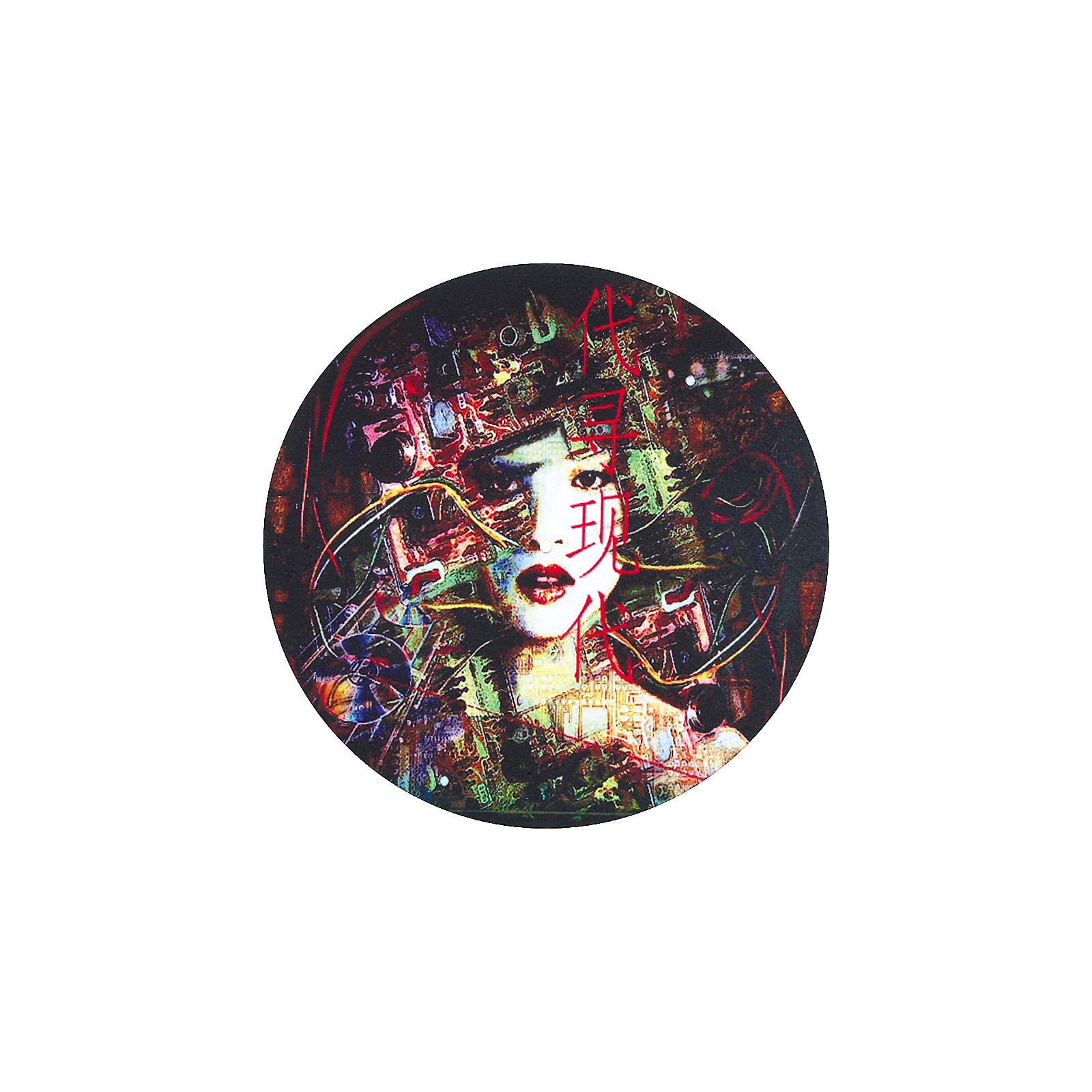 Musician's Friend Global Series Custom DJ Slipmat Pair Circuitz