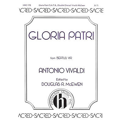 Hinshaw Music Gloria Patri SSAATTBB composed by Antonio Vivaldi