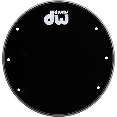 DW Gloss Black Vented Bass Drum Head