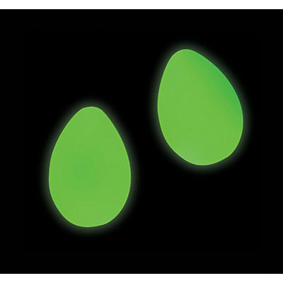LP Glow-In-The-Dark Egg Shakers, 1 Pair