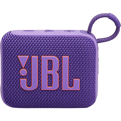 JBL Go 4 Portable Speaker With Bluetooth, Built-in Battery, Waterproof and Dustproof Feature Purple