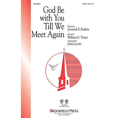 Brookfield God Be with You Till We Meet Again SATB arranged by John Leavitt