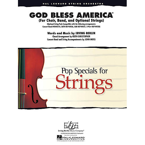 Hal Leonard God Bless America Arranged by Keith Christopher