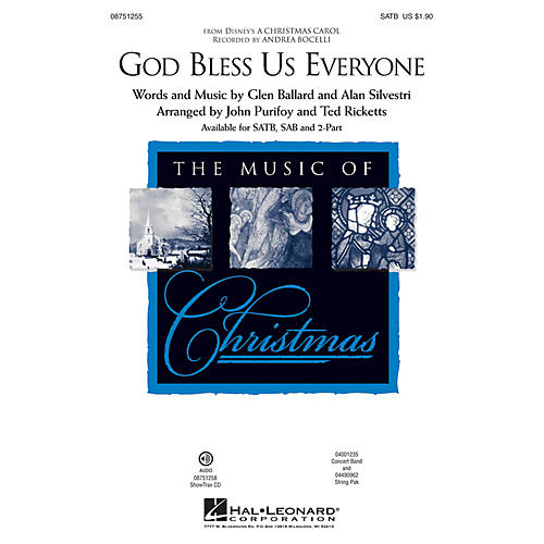 Hal Leonard God Bless Us Everyone ShowTrax CD by Andrea Bocelli Arranged by Ted Ricketts