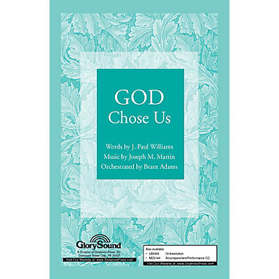 Shawnee Press God Chose Us SATB arranged by Brant Adams
