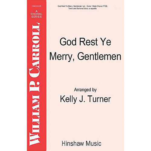 Hinshaw Music God Rest Ye Merry Gentlemen TTBB arranged by Turner
