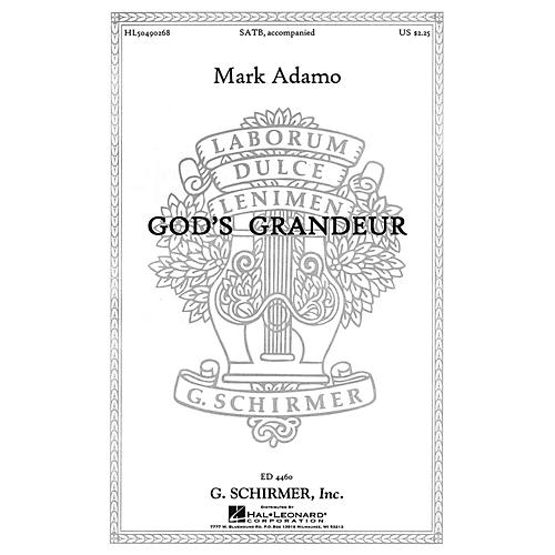 G. Schirmer God's Grandeur SATB composed by Mark Adamo