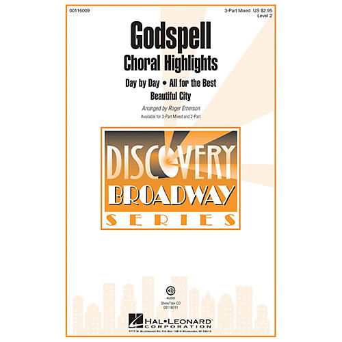 Hal Leonard Godspell (Choral Highlights Discovery Level 2) ShowTrax CD Arranged by Roger Emerson