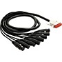 Mogami Gold 8 Channel DB25-XLR Female Snake Cable 10 ft.