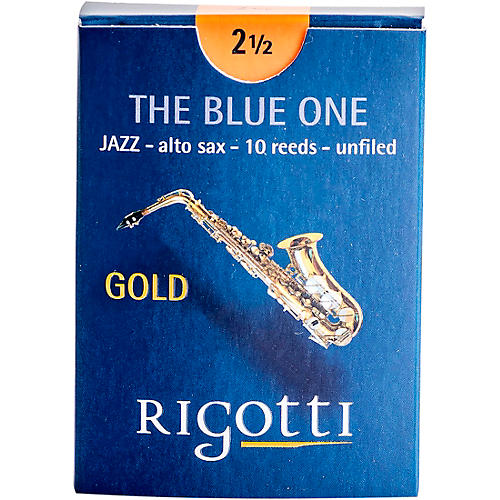Rigotti Gold Alto Saxophone Reeds Strength 2.5 Medium
