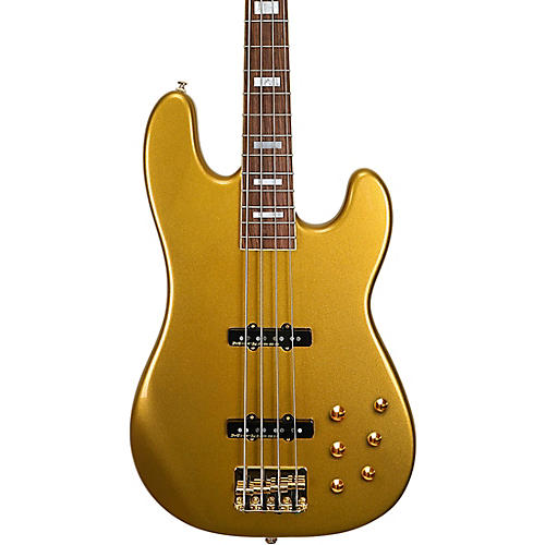 Gold Bass Guitar