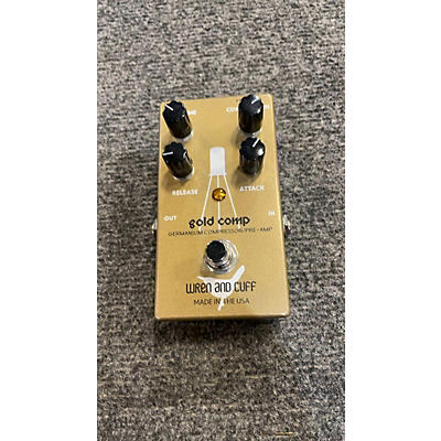 Wren And Cuff Gold Comp Effect Pedal