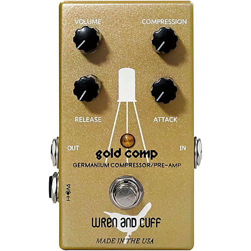Wren And Cuff Gold Comp Germanium Compressor/Pre-Amp Effects Pedal Condition 1 - Mint