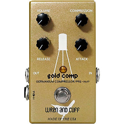 Wren And Cuff Gold Comp Germanium Compressor/Pre-Amp Effects Pedal