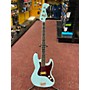 Used Fender Gold Foil Jazz Bass Electric Bass Guitar Sonic Blue