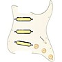 920d Custom Gold Foil Loaded Pickguard For Strat With Aged White Pickups and Knobs and S5W-BL-V Wiring Harness Parchment